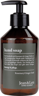 Jean&amp;Len Savon Liquide Romarin &amp; Gingembre, 250 ml