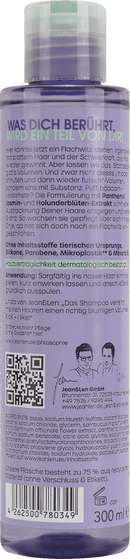 Jean&amp;Len Shampooing sureau jasmin, 300 ml