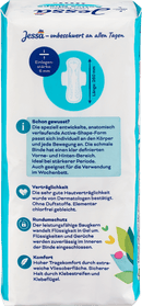 Serviettes hygiéniques Jessa Maxi Active Shape Long, 12 pièces.