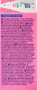 Jessa Protège-slip Active Shape parfum frais, 50 pièces