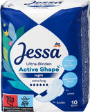 Serviettes hygiéniques Jessa Ultra Pads Active Shape Night, 10 pièces