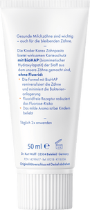 KAREX Dentifrice enfants, 0 à 6 ans sans fluor, 50 ml