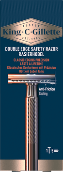 King. C. Gillette Scheermes, Double Edge, 1 stuk