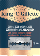 King. C. Gillette Scheermesjes, Double Edge voor scheermesjes, 10 stuks