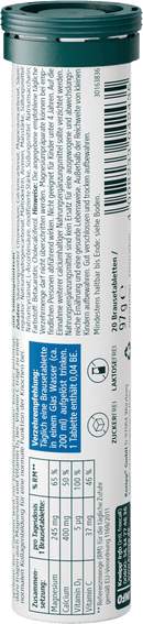 Kneipp Magnesium + Calcium + D3 bruistabletten 20 stuks