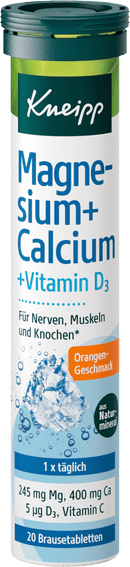Kneipp Magnesium + Calcium + D3 bruistabletten 20 stuks