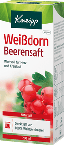 Kneipp Meidoornbessensap voor hart en bloedsomloop, 200 ml