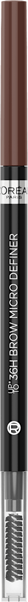 L'ORÉAL PARIS Crayon à Sourcils Brow Artist Skinny Definer 108 Brun Foncé, 1 pièce