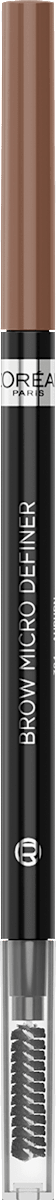 L'ORÉAL PARIS Crayon à Sourcils Brow Artist Skinny Definer 104 Chatain, 1 pc.