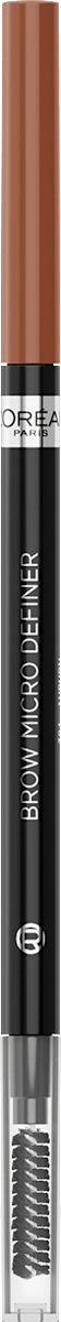 L'ORÉAL PARIS Crayon à Sourcils Brow Artist Skinny Definer 104 Chatain, 1 pc.