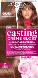 L'ORÉAL PARiS casting CRÈME GLOSS Intensieve kleuring 600 Donkerblond, 1 stuk