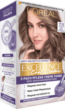 L'ORÉAL PARIS EXCELLENCE CREME Coloration Cheveux Cool Cream Blond Moyen 7.11, 1 pc.