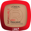 L'ORÉAL PARiS Foundationpoeder Infaillible 24H Fresh Wear 200 Golden Sand, 9 g