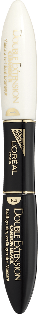 L'ORÉAL PARIS Mascara Double Extension Carbone Noir, 12 ml