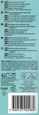 L'ORÉAL PARiS Mascara Lash Paradise Waterproof Black, 6,4 ml