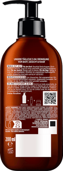 L'ORÉAL PARIS MEN EXPERT Beard Care Barber Club shampoing barbe 3 en 1, 200 ml