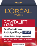 L'ORÉAL PARiS REVITALIFT Nachtcrème Anti-Age Revitalift Laser X3, 50 ml
