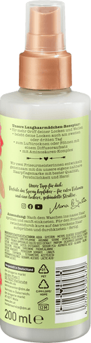 LANGHAARMÄDCHEN Krulspray Natur Lockenwunder, 200 ml