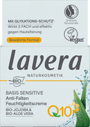 Lavera basic sensitiv crème hydratante anti-rides, 50 ml