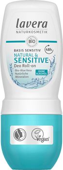 Déo Roll-on Lavera Naturel et Sensible, 50 ml