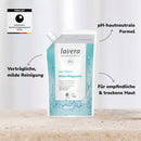 lavera NATURKOSMETIK Vloeibare zeep Basis sensitief met biologische aloë vera & biologische kamille, navulverpakking, 500 ml