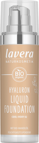 lavera NATURKOSMETIK Foundation Hyaluron Liquid 02 Cool Ivory, 30 ml