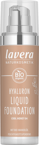 lavera NATURKOSMETIK Foundation Hyaluron Liquid 04 Cool Honey, 30 ml