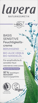 Lavera Basis Sensitive Crème Visage Apaisante, 50 ml