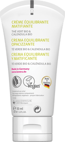 Lavera Crème de jour matifiante équilibrante au thé vert, 50 ml