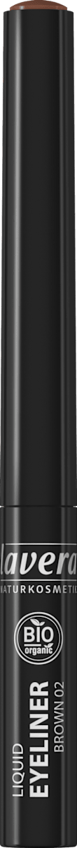 lavera NATURKOSMETIK Vloeibare eyeliner 02 Brown, 2,8 ml