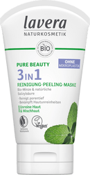 lavera NATURKOSMETIK Peelingmasker Pure Beauty 3-in-1