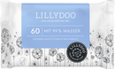 Lillydoo Lingettes humides avec 99 % d'eau, 60 pcs.