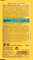 Luvos Heilerde Gezichtsmaskers met geneeskrachtige aarde Clean-Peel, 15 ml