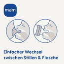mam Siliconen drinkzuigertjes, maat 2, vanaf 4 maanden, 2 stuks