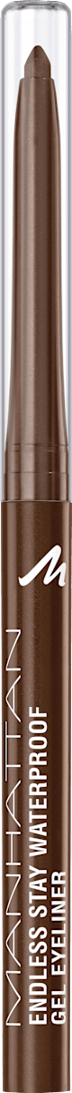 MANHATTAN Cosmetics Gel Eyeliner Endless Stay Waterproof Brun Riche 001, 0,26 g