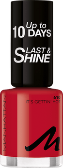 MANHATTAN Cosmetics Nagellak Last & Shine 610  It's Gettin' Hot, 8 ml