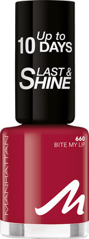 MANHATTAN Cosmetics Nagellak Last & Shine 660 Bite My Lip, 8 ml