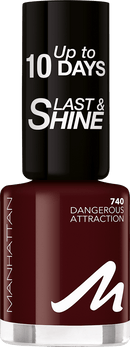 MANHATTAN Cosmetics Nagellak Last & Shine 740 Dangerous Attraction, 8 ml