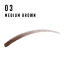 MAX FACTOR Crayon à sourcils Real Brow Fill &amp; Shape Pencil Medium Brown 03, 0,66 g