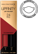 MAX FACTOR Rouge à lèvres Lipfinity 24HR Confident 115, 1 pièce