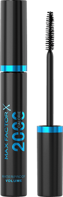 MAX FACTOR Mascara 2000 Calorie Waterproof Volume Rich Black, 9 ml