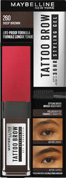 MAYBELLINE NEW YORK Wenkbrauwgel Tattoo Brow 36H nr. 260 Deep Brown