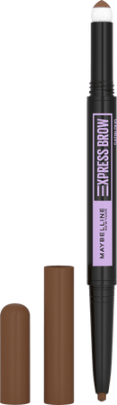 MAYBELLINE NEW YORK Wenkbrauwpotlood Express Satin Duo 02 Medium Brown, 1 stuk