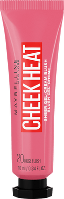 MAYBELLINE NEW YORK Blush Cheek Heat Gel-Creme 20 Rose Flush, 10 ml