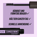 Maybelline New York Mascara pour sourcils Fast Sculpt 04 Brun moyen, 3,5 ml