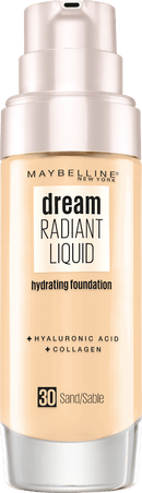 Fond de teint liquide Dream Radiant de Maybelline New York, 30 Sable, 30 ml