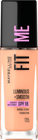 MAYBELLINE NEW YORK Foundation Fit Me Liquid 115 Ivory, SPF 18, 30 ml