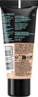 Maybelline New York Makeup Fit Me Matte &amp; Poreless 105 Ivoire naturel, 30 ml
