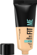 Maybelline New York Makeup Fit Me Matte &amp; Poreless 118 Nude, 30 ml