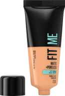 MAYBELLINE NEW YORK Foundation Fit Me Matte & Poreless 230 Natural Buff, 30 ml